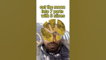 cut the moon into seven parts with 3 slices. #cutthemoon #filterchallenge #filter #trending #viral