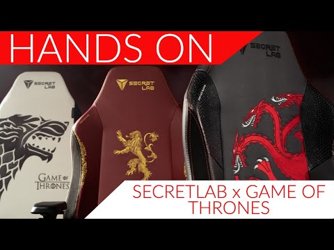 Secretlab Game of Thrones Chairs Hands On