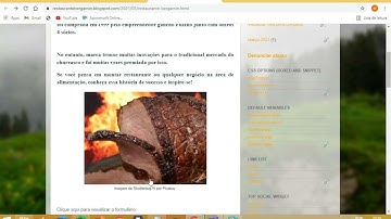 Criando link com botão no blogger