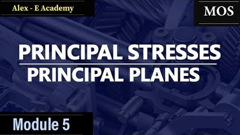 CET 201 & CE 201 - MOS | Principle Stresses & Strains | Module 5 | Lecture 59 | S3 Civil - KTU