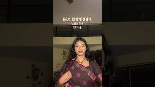 Get Unready with me after an event🎀🫧🛁 #gurwm #nightskincare #shortsindia #oilyskin #skincare