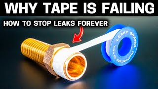 92% of Homeowners Use Teflon Pipe Tape Wrong - Here's Why it Leaks Resimi