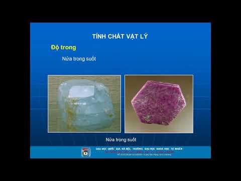 Video: Tính chất vật lý của chất khoáng là gì?