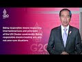 G20 Presidency Of Indonesia President Joko Widodo Speech G20 Presidency Of Indonesia President Joko Widodo Speech