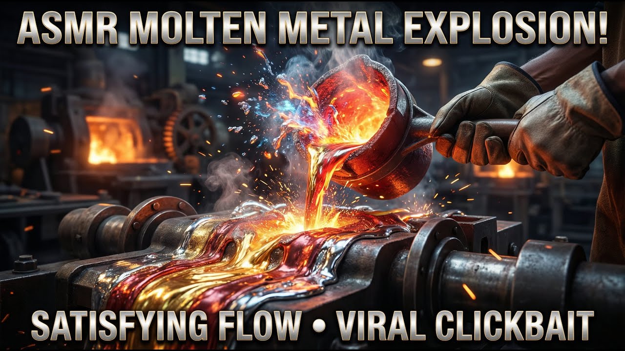 INSANE Liquid Metal ASMR That MELTS Your Brain 🤯 (Ultra Real 8K)
