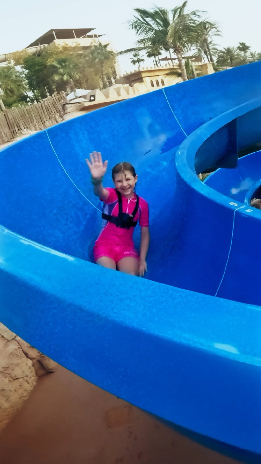 Diana and Roma visited the Amusement Park in Dubai