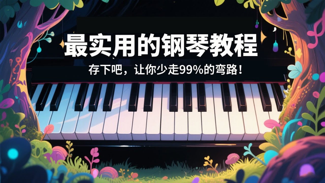 从认识黑白键开始教学，简单实用！存下吧，少走99%的弯路~#piano #music #youtube #youtuber