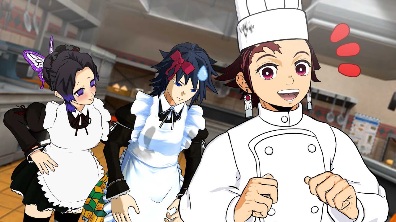 Demon Slayers Learn How to Cook! (demon slayer vr)