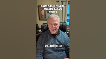 The importance of method claims in patents #patent #patentattorney #patenting