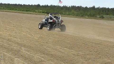 Queen Racing Weber powered RZR traction test