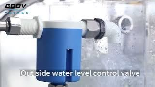 Toilet fill and outside water level control valve