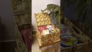 Discover the Versatility and Style of our Wicker Utility Basket with Lid