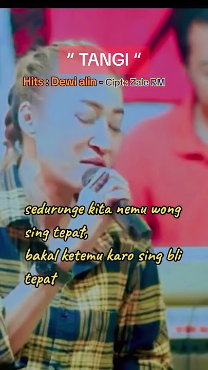 TANGI (cover dewi kirana) HITS : DEWI ALIN // Cipt : ZALE RM - Casyadi CN