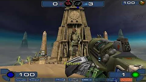 Unreal Tournament 2003 - Single Player - Ladder - Capture The Flag 6. Facing World 3