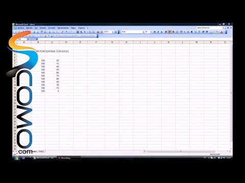 Cómo sacar el porcentaje con excel