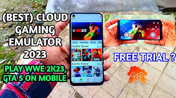(BEST) CLOUD GAMING EMULATOR PLAY WWE 2K23 ON MOBILE PHONE 2023 | PLAY REAL WWE 2K23 GAME ON MOBILE