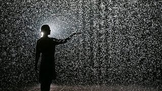 Barbican's Rain Room: it's raining, but you won't get wet