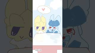 Gift 💙💛 #trend #jolteon #glaceon #eeveelution @Raina._www and @ChasetheThunderJolteon