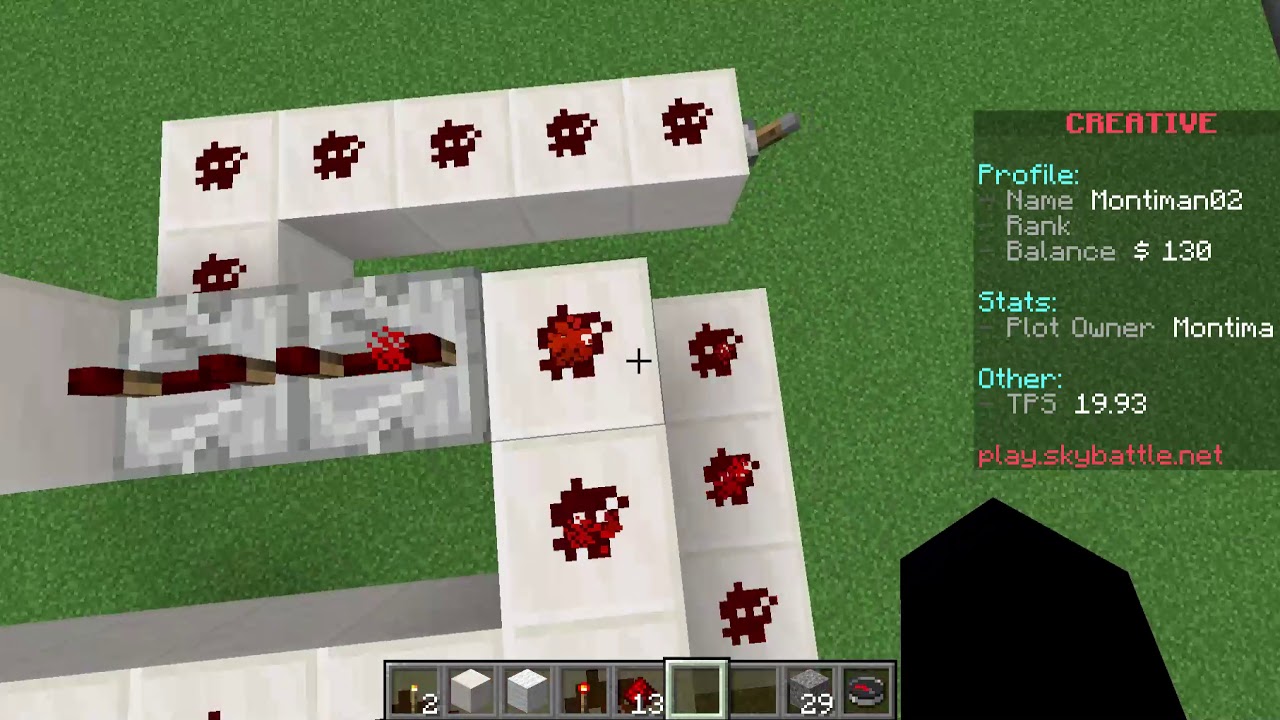 Minecraft printer machine (No longer works....) - YouTube