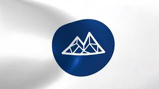 Flag Of Mithril Mith Logo Waving In The Wind - Crypto Flag Logo Animation