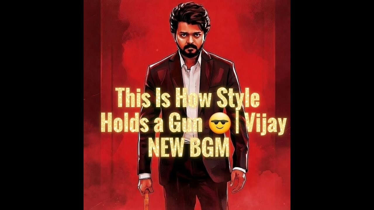 Style Meets Firepower 🔥| Thalapathy Vijay| Vijay’s Gunplay = Goosebumps| New BGM| One Man-One Gun