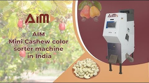 Cashew Color Sorter Machine | Automatic Cashew nuts Grading & Sorting Process