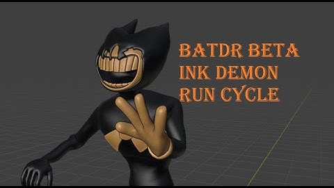 Batdr Blender Beta Ink Demon (run cycle)