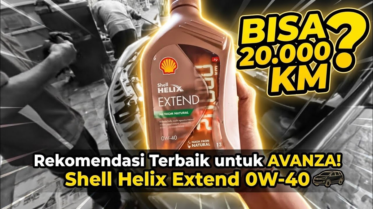 Rekomendasi Oli Mesin Shell Helix Extend 0W-40 Full Sintetik Karbon ...
