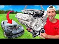 I bought a built motor for my TOTALED Corvette!