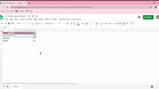 Tutorial how to use Set Decimal in Google spreadsheet