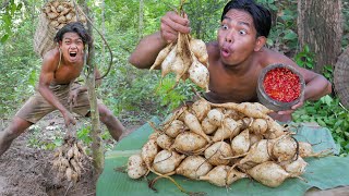 Mouth Watering With Jicama Fresh and Delicious - Survival Skills