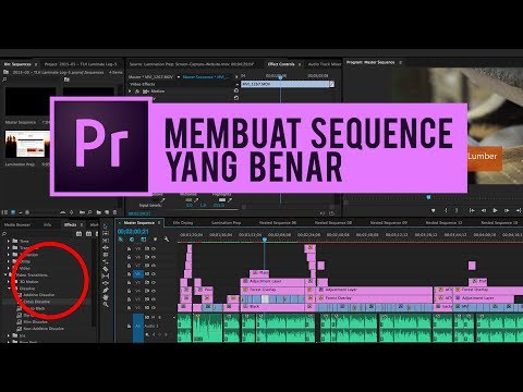Cara membuat Sequence yang benar di Adobe Premiere Pro