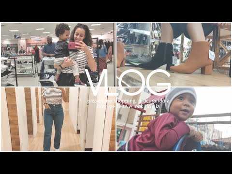 PASSEIO NO SHOPPING, COMPREI A BOTA PERFEITA, LOOK DO DIA E CUIDANDO DO MEU MENINO #vlog