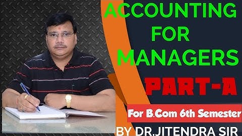 MANAGEMENT ACCOUNTING M.C.Q.||MCQ OF MANAGEMENT ACCOUNTING|| VIDEO-2 BY DR. JITENDRA SIR