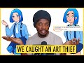 Faline San is being raided by an Animated Story time Channel practicing extreme art theft