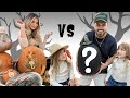 Mom vs. Dad Pumpkin Carving Contest! Who wins?!