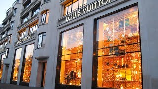 Модные бутики в Париже. В LOUIS VUITTON вещи скупают Китайцы