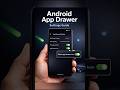 Android app drawer settings management app categories #shorts #viral