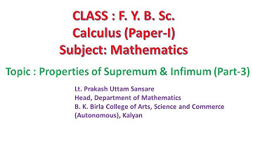 L14(FYBSC Sup and Inf Properties Part-3)