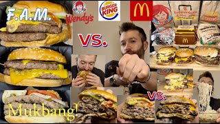 ASMR vs Double Quarter Pounder vs Triple Whopper vs Dave’s Triple McDonald’s Burger King Wendy’s