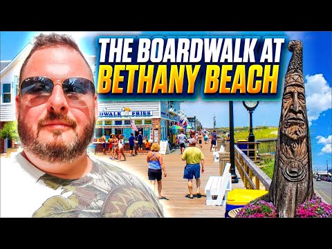 A Stroll Along the Boardwalk in Bethany Beach, Delaware