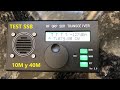 📡 USDX 10W 8 Band SDR All Mode HF SSB QRP Transceiver QCX-SSB + Battery First test LU1COP