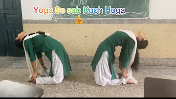 Yoga jeevan ka ek aadhar hai 🧘‍♂️🧘‍♂️😍#yoga