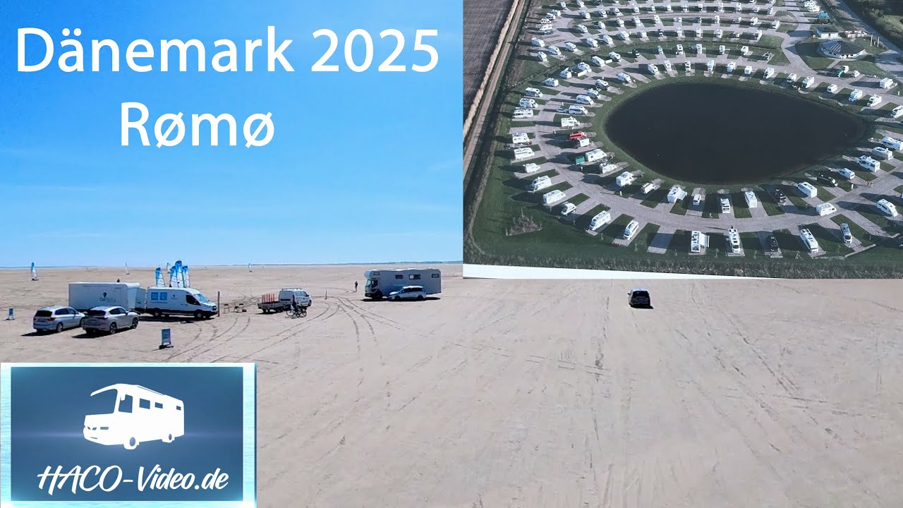 Strand, Wind und Weite - Rømø - Dänemark - Autocamperplads Oasen - 200 Plätze
