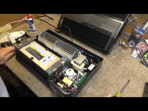 Oreck air purifier disassembled internal components