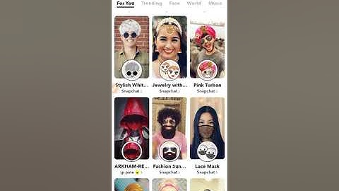 How to Find Snapchat All Filters 2020