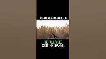 Create Diesel Generators mod. Tutorial 1.18.2-1.20.1 (minecraft java)
