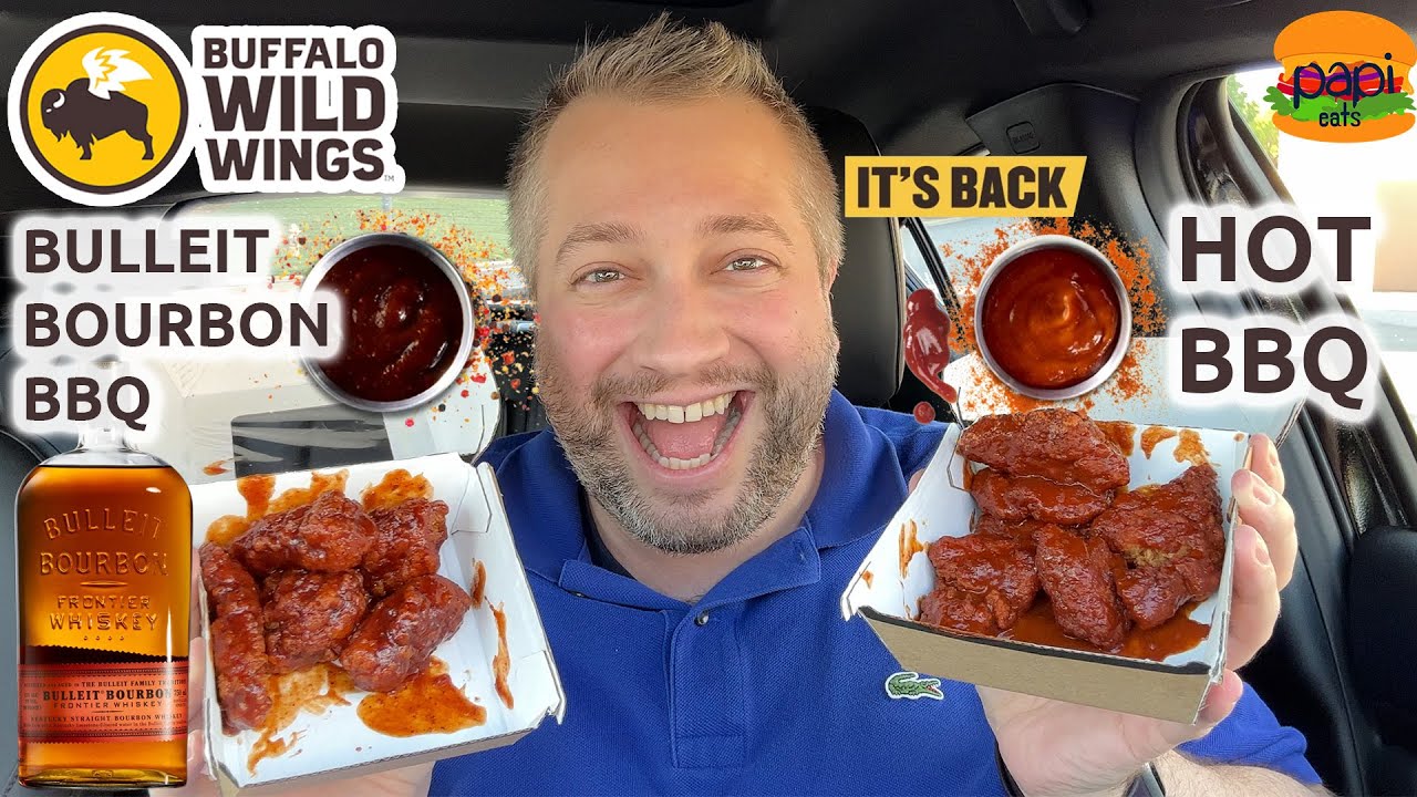 Buffalo Wild Wings NEW Bulleit Bourbon & Hot BBQ Sauce Review (PLUS NEW