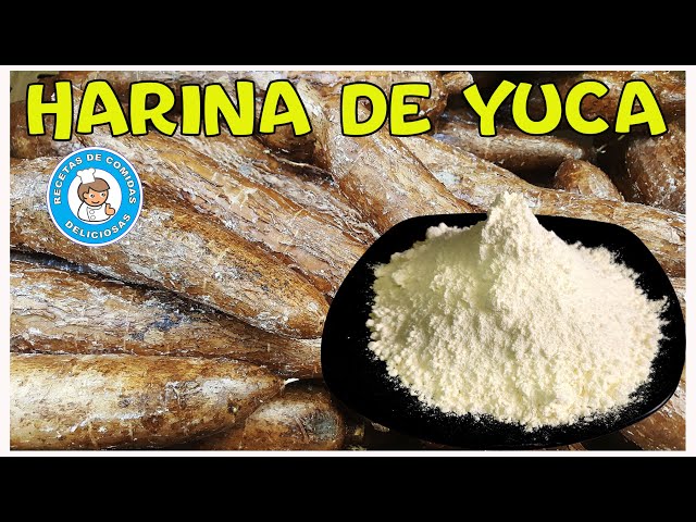 Como hacer almidón de yuca en casa