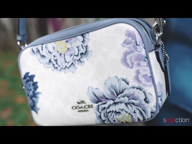 Coach Jes Crossbody in Signature Canvas With Kaffe Fassett Print